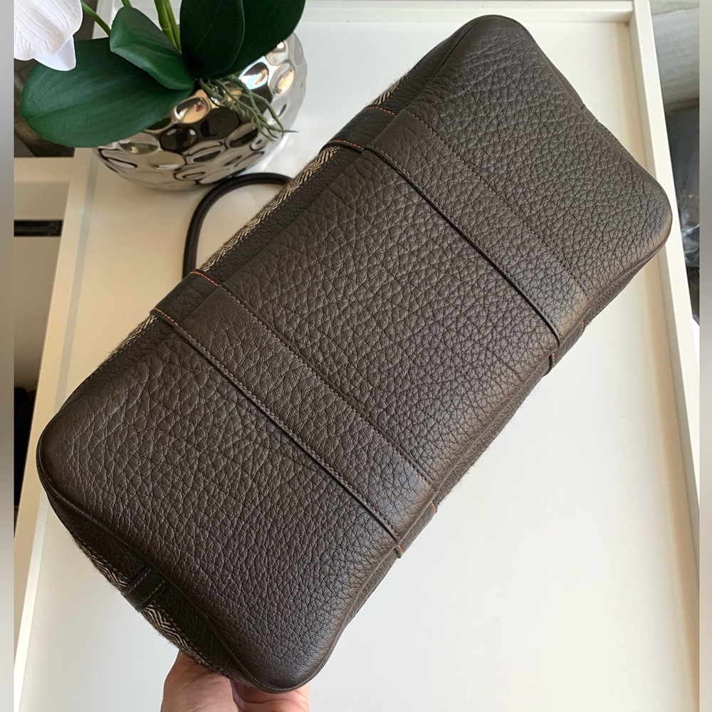 ❌SOLD❌Authentic HERMES Buffalo Leather and Chevron Wool Garden Party 36 Bag. - Picture 8 of 15